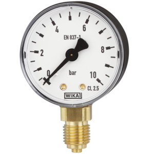 Manômetro com Tubo Bourdon Liga de cobre 111.10