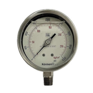 Manômetro 100mm Vertical 4000×280 com glicerina Nuovafima