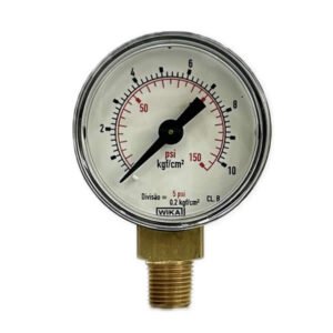 Manômetro 40mm Vertical 150×10 modelo 111.12.40