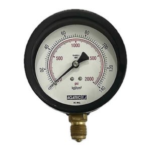 Manômetro 100mm Vertical 2000x140 Agatec