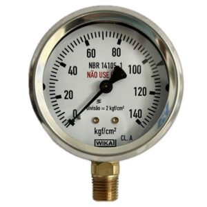 Manômetro 63mm Vertical 0-140 modelo 213.53.063