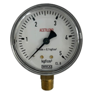 Manômetro 63mm Vertical 0-5 modelo 111.11.63