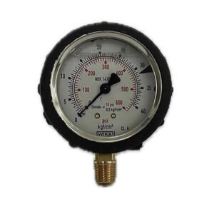 Capa de borracha para manômetro 63mm Caixa anel recravado