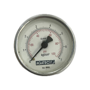 Manômetro 50mm Horizontal 100×7 Agatec