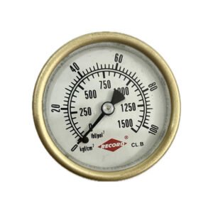 Manômetro 63mm Horizontal 1500×100 Record