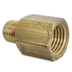 Adaptador 1/2″ Bsp Fêmea x 1/4″ Npt Macho Latão
