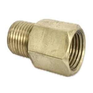 Adaptador 1/4″ Npt Macho x 1/4″ Bsp Fêmea Latão